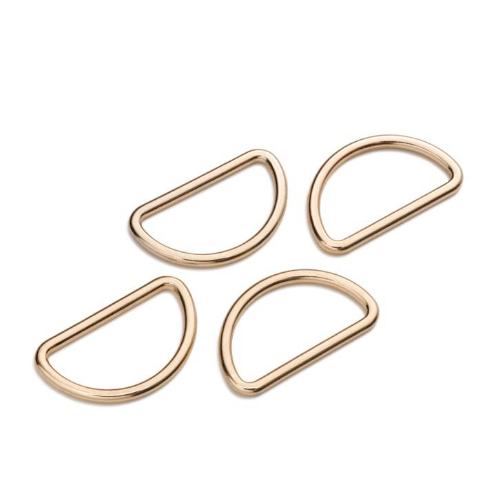 D-rings, 30mm, new gold