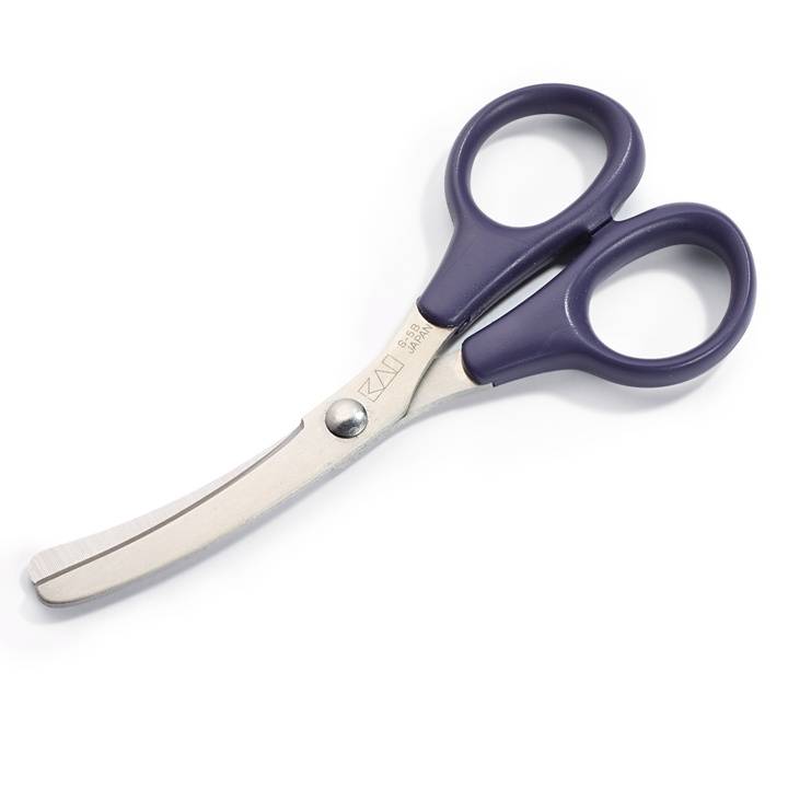 Textile scissors Professional, curved 13.5cm