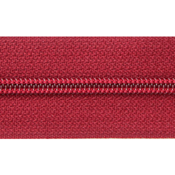 Fermeture au mètre 5mm rouge