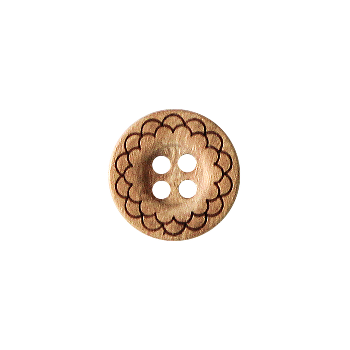 Wood button