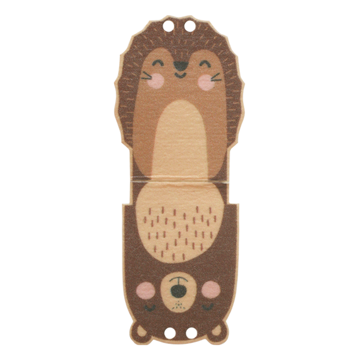 Accessory Teddy/hedgehog, 19mm, medium brown