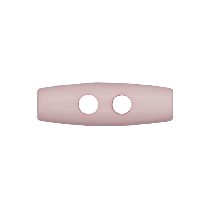 Polyesterknebel 2-Loch, 30mm, rosa