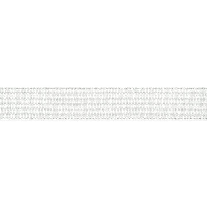 Прочная эластичная лента, 25мм, белого цвета, 1м