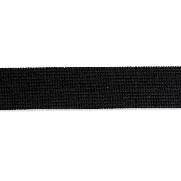 Мягкая эластичная лента, 40мм, черного цвета, 10м