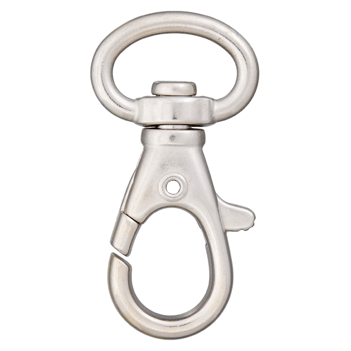 Snap hook 12mm silver