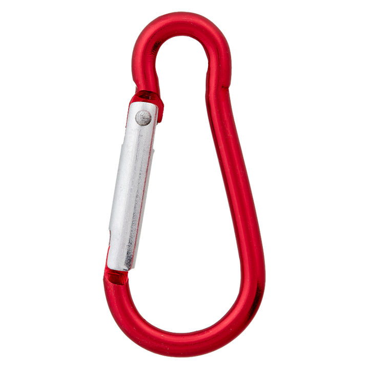 Snap hook, 50mm, red