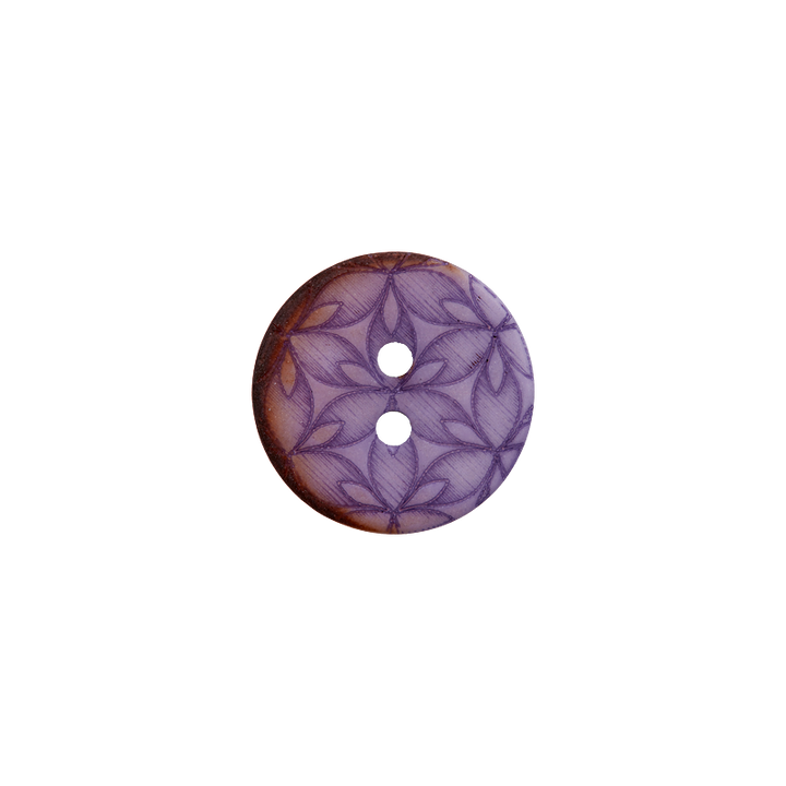 Corozo button 4-holes, Flower