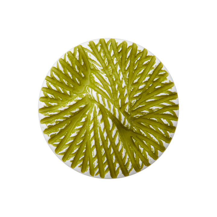 Polyester button shank, Cord optic, 20mm, light olive