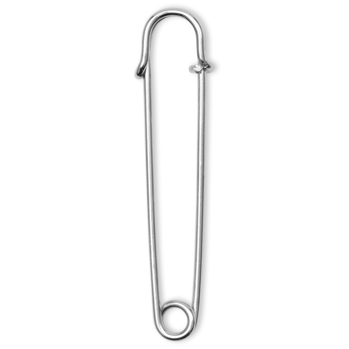 Kilt pin, 76mm, silver-coloured