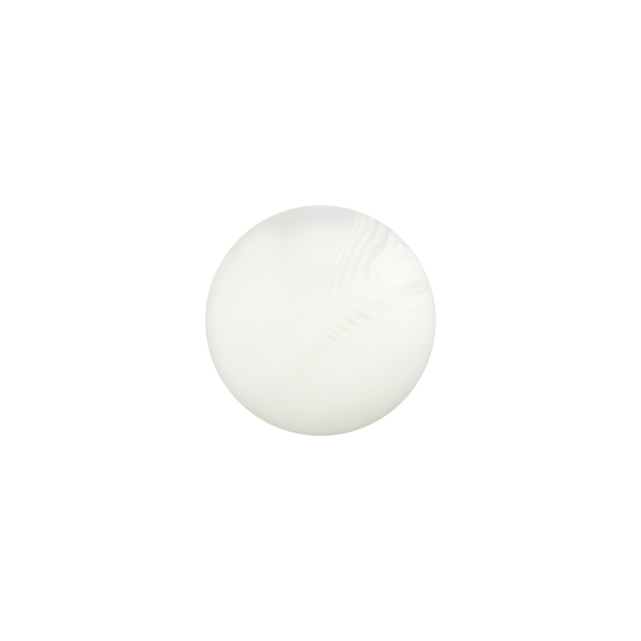 Polyester button shank, 14mm, white