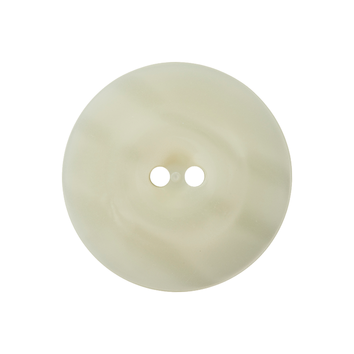 Polyester button 2-holes 20mm white
