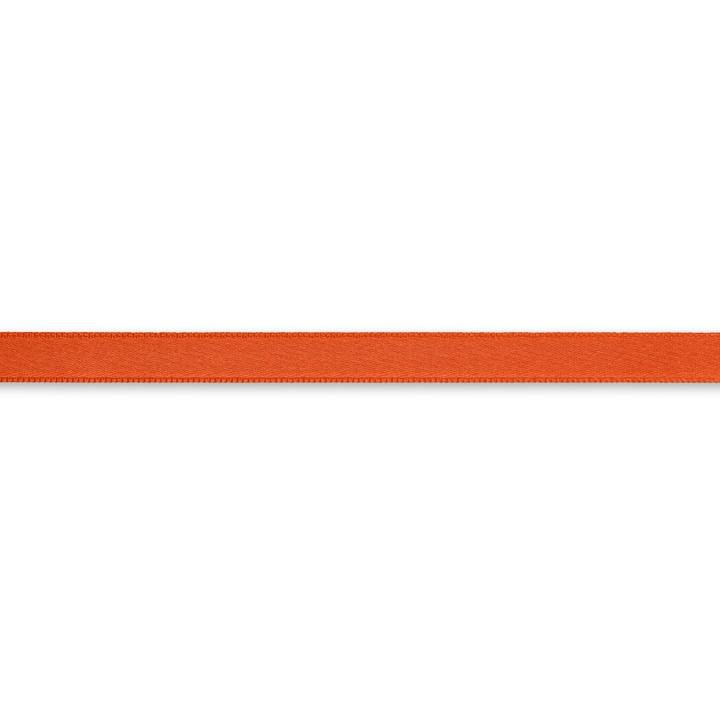 Атласная лента, 10мм, оранжевая
