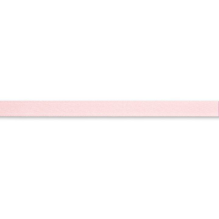Атласная лента, 10мм, светло-розовая