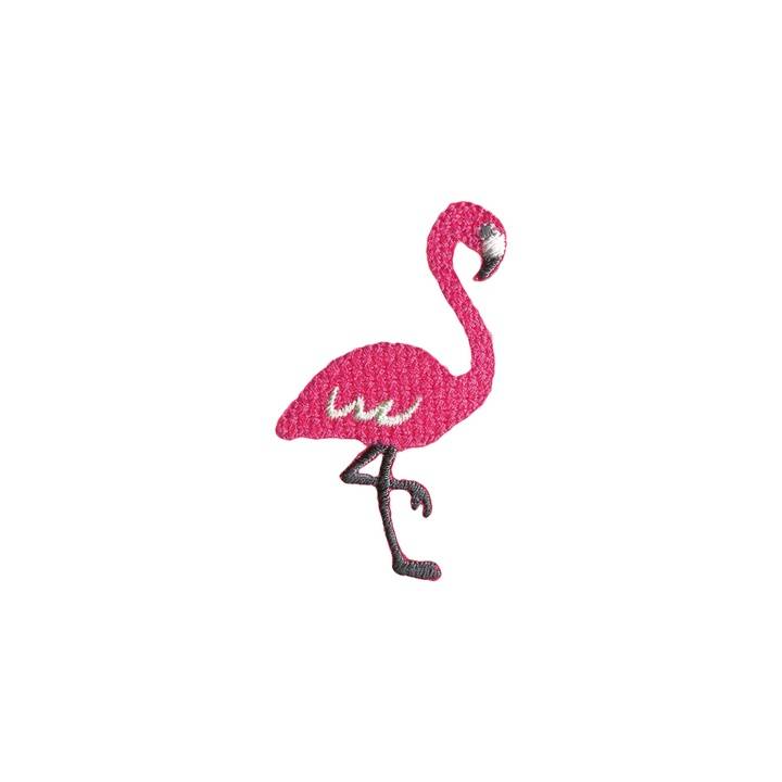 Аппликация Фламинго, цвет розовый яркий