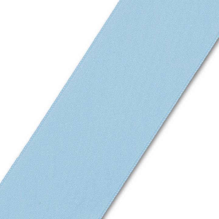 Satin ribbon, 38mm, light blue
