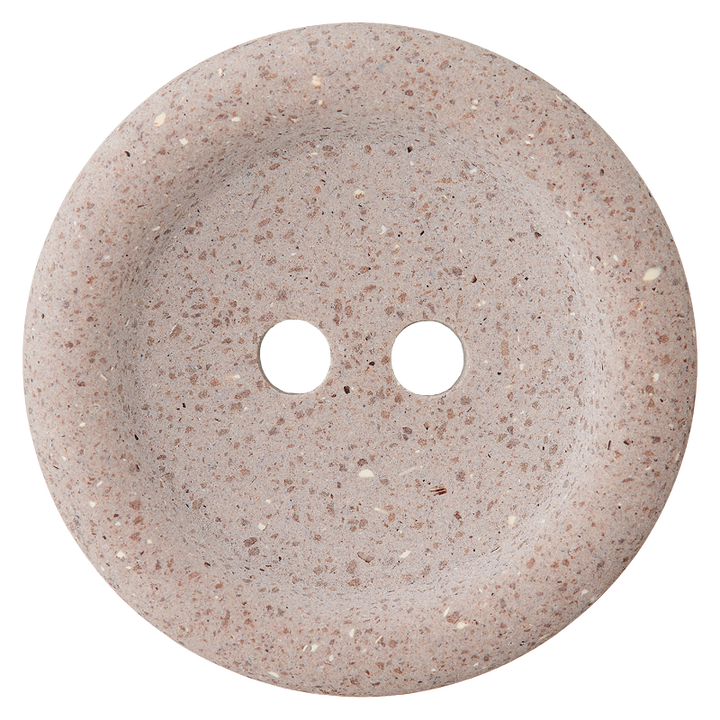 Macadamia/Polyester2-h.button recy. 34mm brown