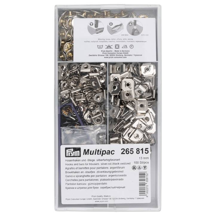 oneOone 50 Sets No-Sew Hook and Bar Closures for Clothing Fastener, Non-Sew  On Clasp for Trousers and SkirtsLL