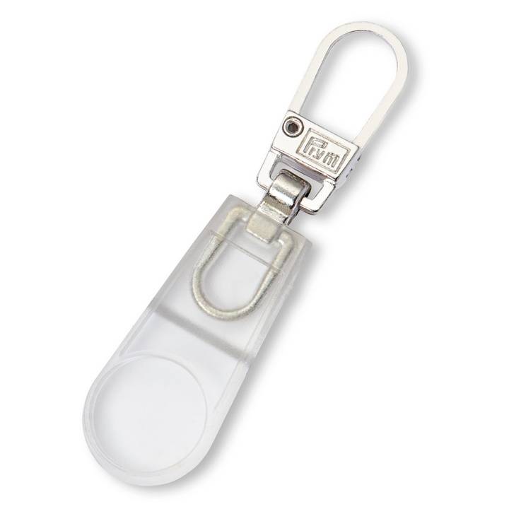 Tirette « Fashion-Zipper » caoutchouc, transparent