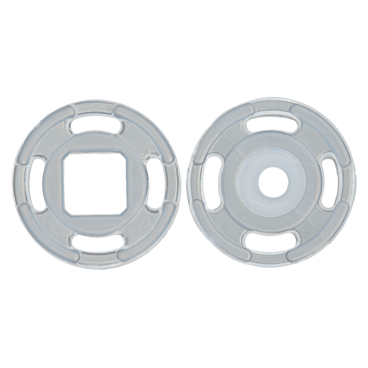 Polyester snap button 16mm white