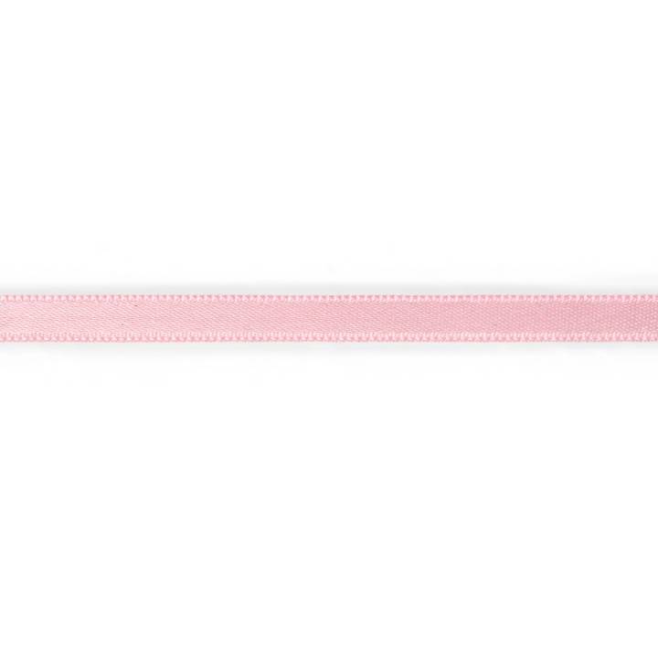 Satin ribbon, 6mm, light rose