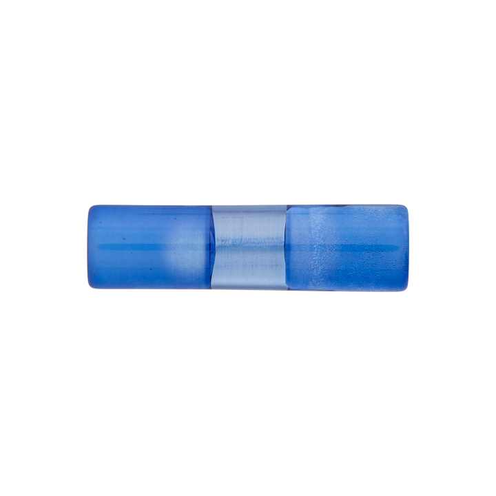 Ограничитель для шнура, отверстие 4 мм, 25 мм, синий цвет
