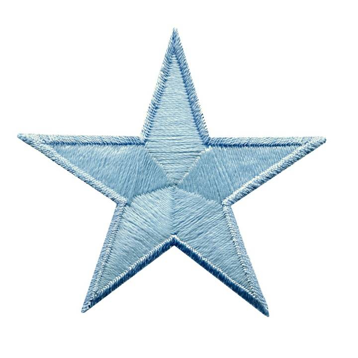 Motif décoratif GLOW IN THE DARK, étoiles, bleu