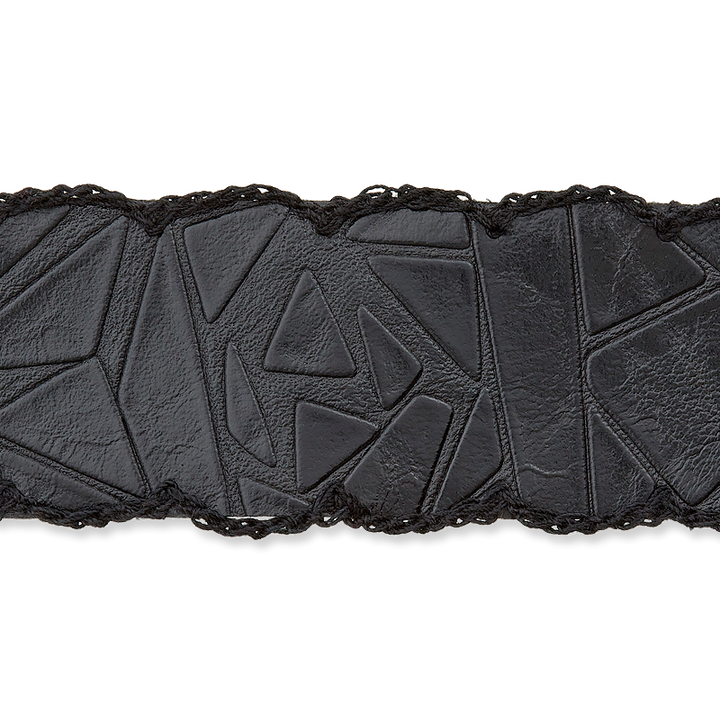 Лента из искусственной кожи, 25 мм, черный цвет