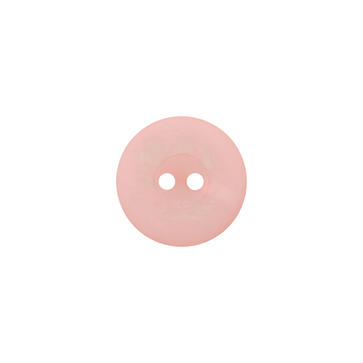 Polyesterknopf 2-Loch, 18mm, rosa