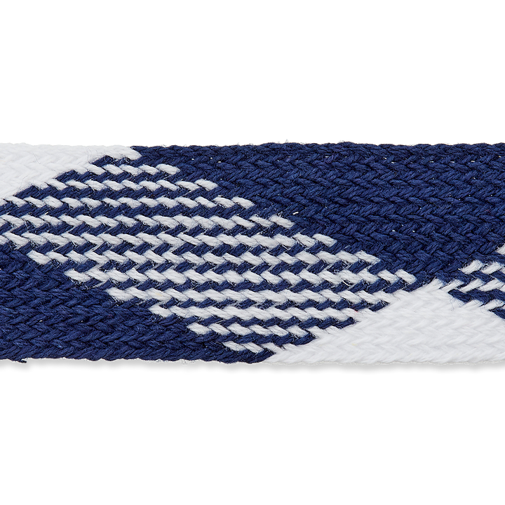 Галун плетеный, 25 мм, цвет морской воды