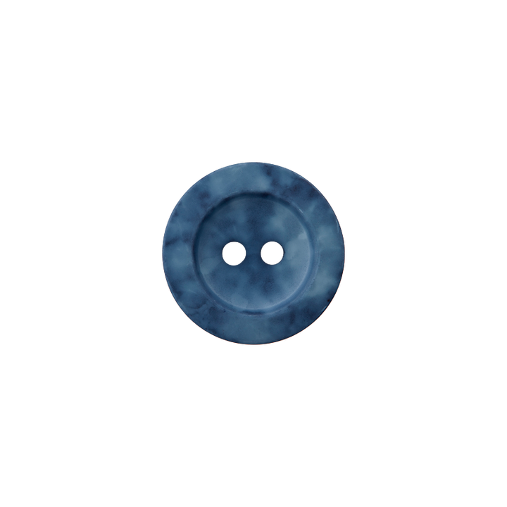 Пуговица из полиэстера, с 2 отверстиями, 18 мм, цвет морской воды