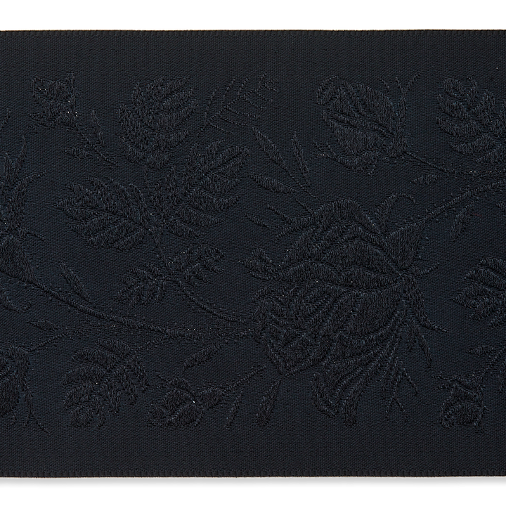 Кайма жаккардовая, 68 мм, черный цвет
