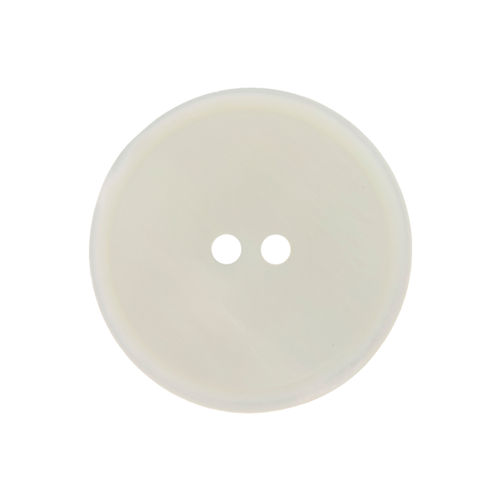 Polyester button 2-holes, 23mm, cream