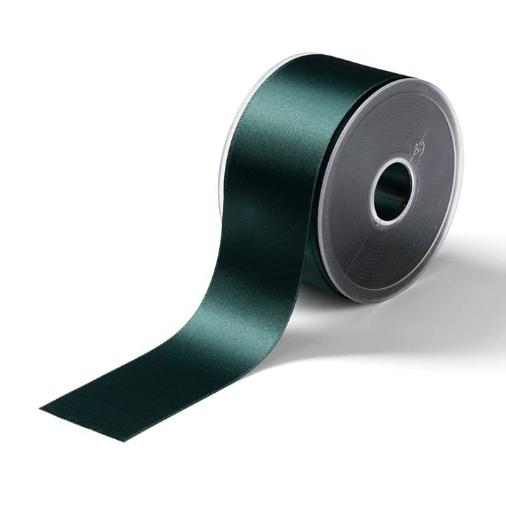 Satin ribbon, 50mm, fir