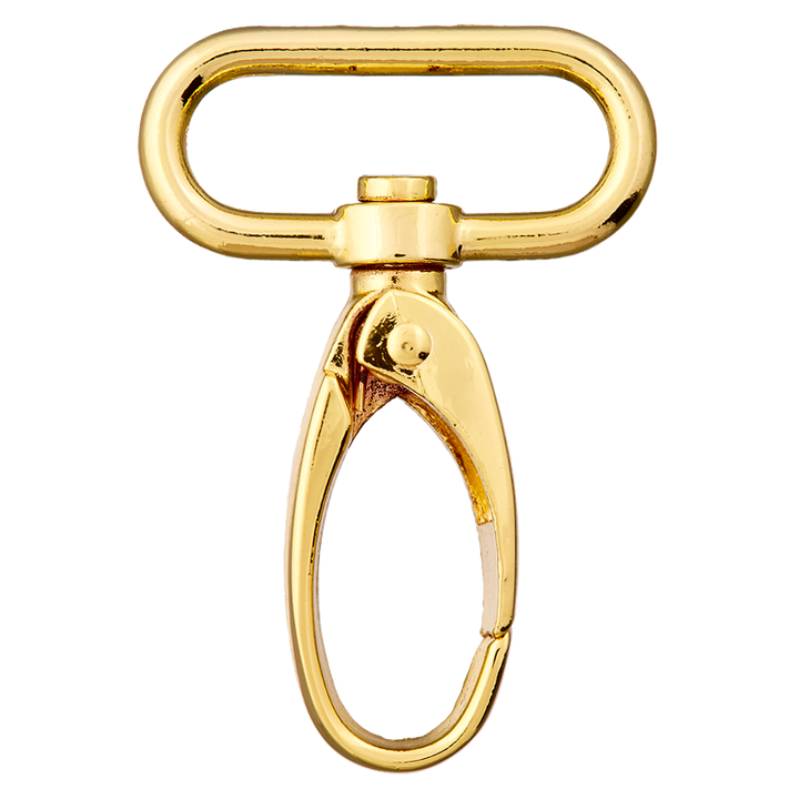 Snap hook 25mm gold