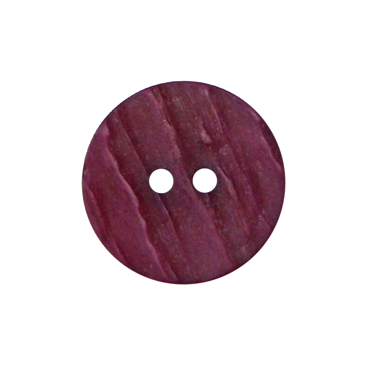 Coat/polyester button 2-holes, 25mm, violet