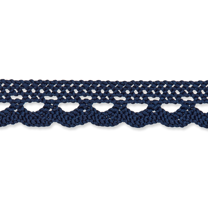Lace, 10mm, navy