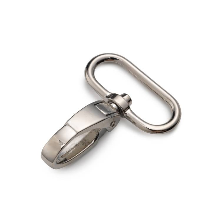 Snap hook 30 x 45mm, silver-coloured