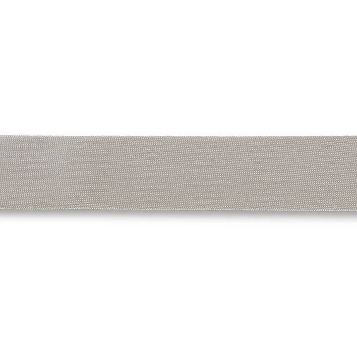 Bias binding, Duchesse, 40/20mm, silver grey, 3.5m