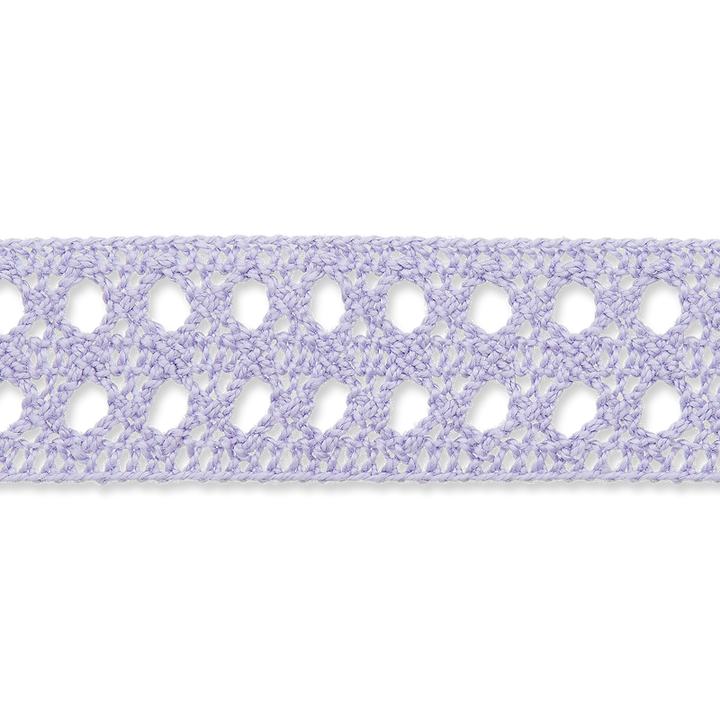 Dentelle aux fuseaux, 18mm, lilas