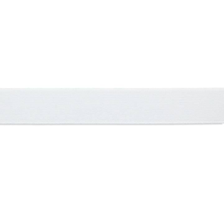 Мягкая эластичная лента, 35мм, белого цвета, 50м