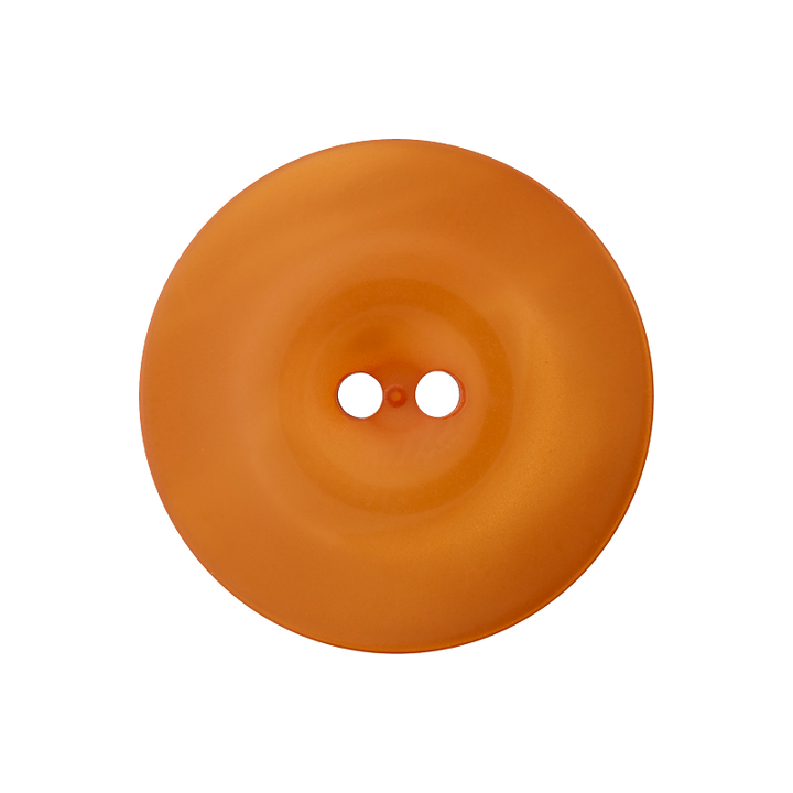 Polyesterknopf 2-Loch, 20mm, orange