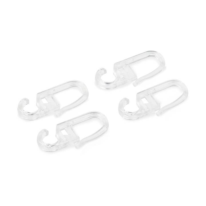 Runners with pleat hook, 8mm, white, 20Items