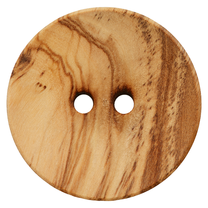 Holzknopf 2-Loch, 51mm, beige