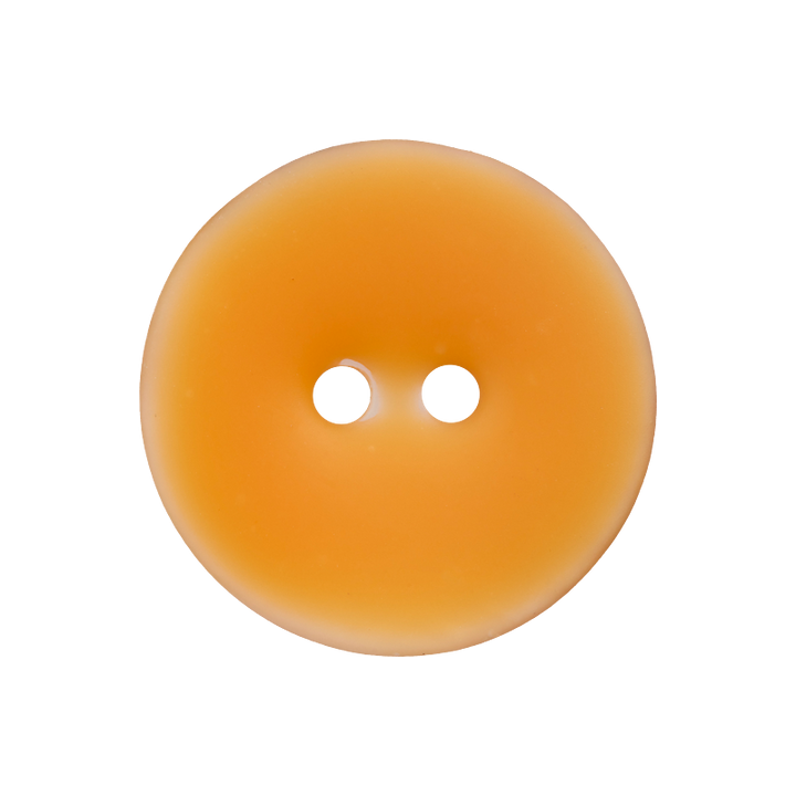 Perlmutt/Polyesterknopf 2-Loch, 20mm, orange
