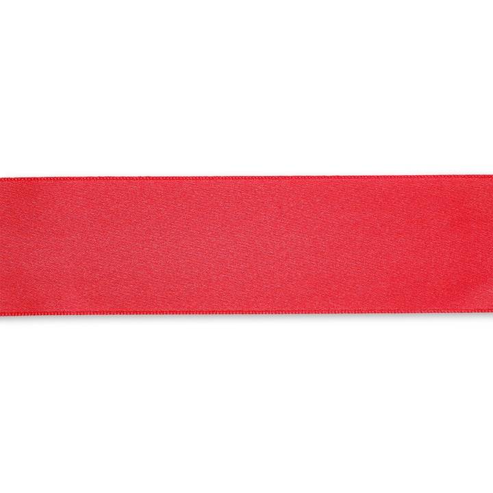 Satin ribbon, 38mm, dark red