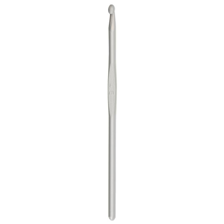 Wool crochet hooks without handle, 14cm, 4.50mm, grey