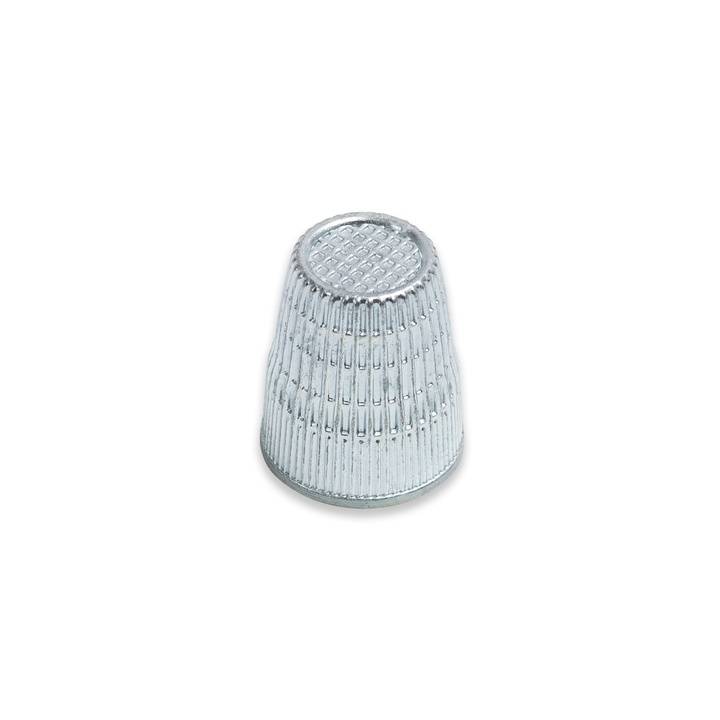 Thimble with anti-slip edge, 16.0mm, silver-coloured, items