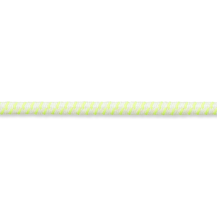 Cordon élastique, 3mm, jaune fluo