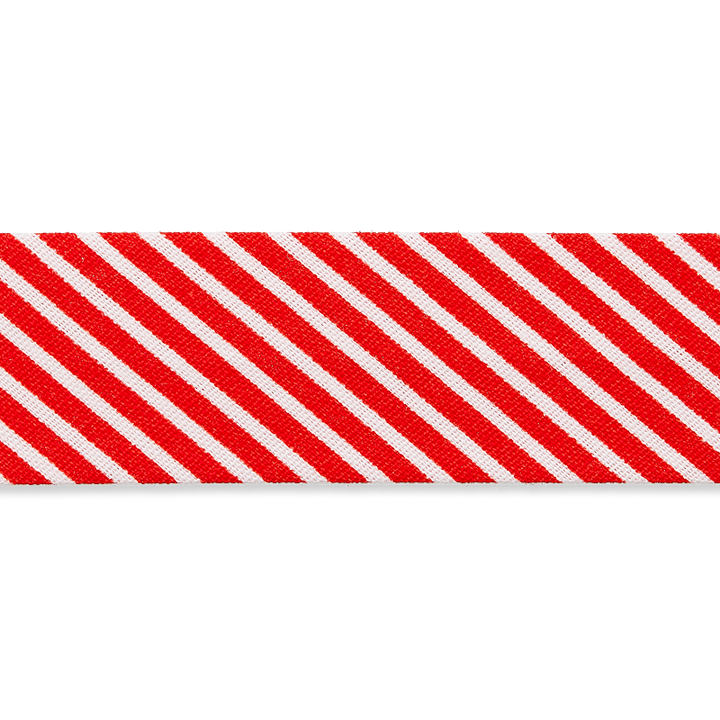 Косая бейка, Морской мотив, 20 мм, красный цвет