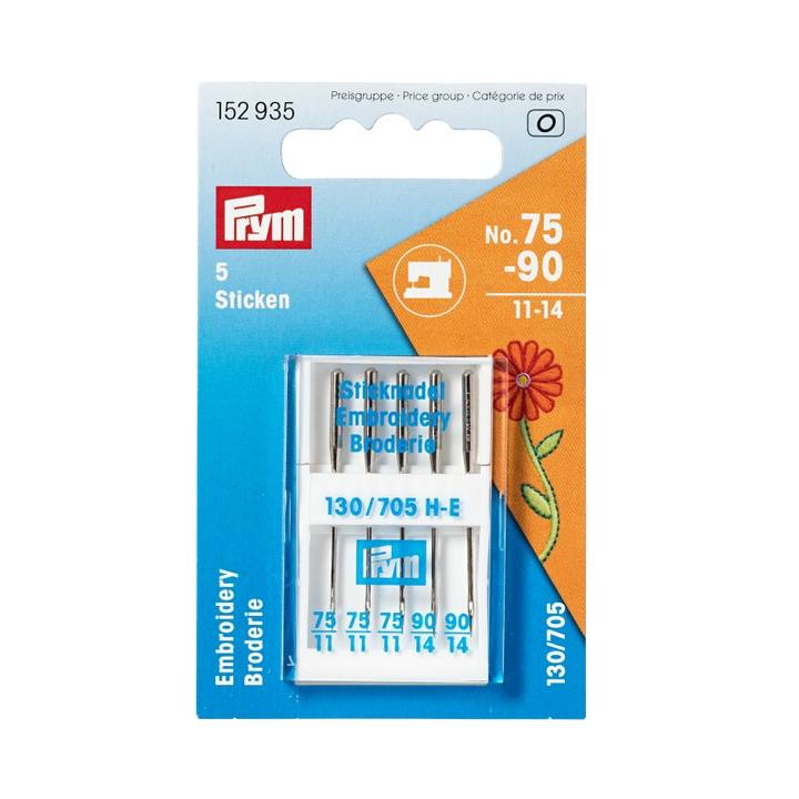 Embroidery sewing machine needles, 75 and 90 (Export)